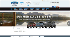 Desktop Screenshot of mattfordsales.com